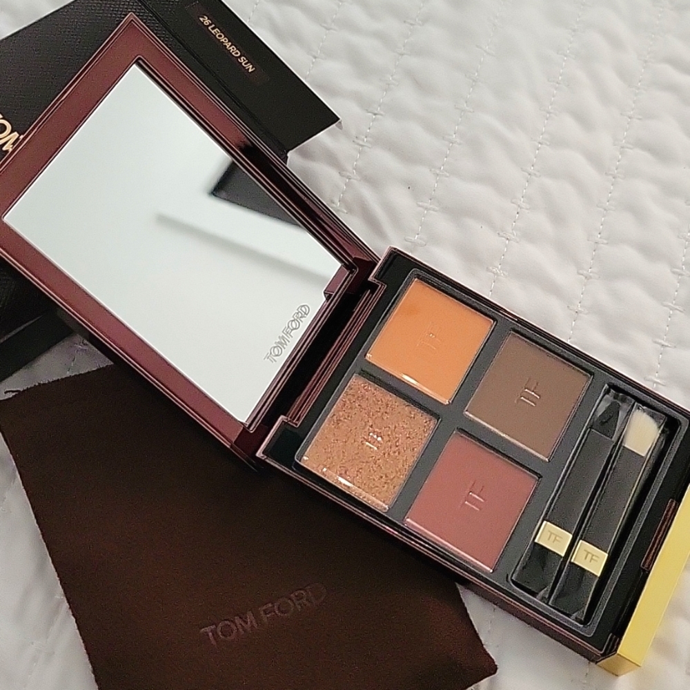 Tom Ford eyeshadow pallet.  Number 26 leopard sun.
